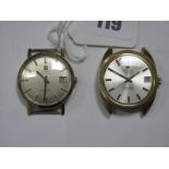 Tissot; A Vintage Visodate Automatic Seastar Gent's Wristwatch Head, (no strap); together with a