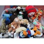 Over Fifty Soft Toys, by Ty, Kimberley Clark, Disney and other including Ty Gigi, Ty Cheeks, Ty