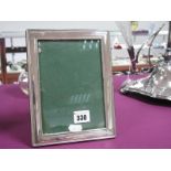 A Hallmarked Silver Mounted Rectangular Photograph Frame, HS, Sheffield 1995, on wood effect easel