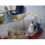 Royal Doulton Figurines - 'Debbie' HN 2385, 'Harmony' HN 4096, 'Turquoise' HN 4981, 'Georgina' HN