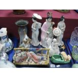 Sylvac Posy No 31, oriental figures etc:- One Tray