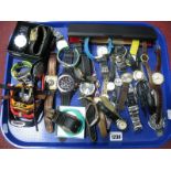 A Large Collection of Assorted Ladies and Gent's Wristwatches:- One Tray