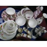 Queen Anne China Tea Ware, English Rose trio, Royal Albert Old Country Roses, china, Leonardo '