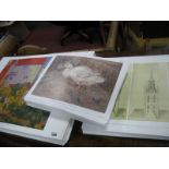 A Large Collection of Unframed Prints - After Spencer Gore, 'Harold Gilmans House, Letchworth 1912',