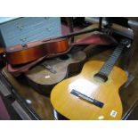 'Hohner', 'Georgian' and other acoustic guitars. (3)