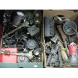 Vintage Kitchen Graters, heater, piping tubes, chopping knife, Jubilee juicer etc, together with