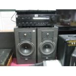 A Yamaha Active Servo Amplifier AX-630 and a pair of Celestion seven speakers. (3), untested sold