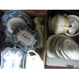 F & Sons 'Verona' Dinner Ware, Asiatic pheasant plates, chamber pots etc:- Two Boxes