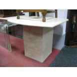Italian Square Topped Coffee Table.