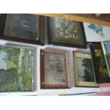 A Collection of Early XX Century and Later Framed Prints, to include 'The Weather Clock' after E