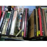 Boxed Record Sets, Janes Fighting Ships of World War II, battleships, etc, stamp album:- One box