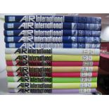 A Collection of Air International. hardcover publications for aviation enthusiasts, volumes 51-53,