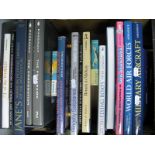 Twenty Military Aviation Reference Books, including the "Encyclopedia of World Military Aircraft"