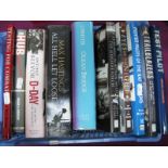 A Collection of Ten Hardcovers Military History Reference Books, mainly aviation, from various