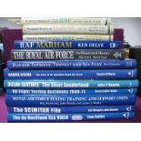 Twelve Hardback Military Aviation Reference Books, including "Royal Air Force Flying Training and