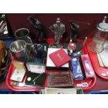 Golfing Memorabilia - Silver tee and ball marker, silver S.J markers, Dore and Totley tankard and