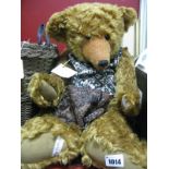 A Modern Jointed Teddy Bear, an original bear made by Christine Henson - Tuggley Bears,