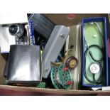 Abu, Mitchell and Other Fishing Reels, diagnostic sets, blood pressure gauges, Atrari games etc:-
