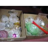 A Quantity of Glassware:- Two Boxes