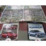 A Quantity of Ford Motoring Posters, including Grand Prix, 1987 Grand Prix Venue.