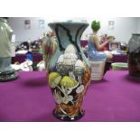 A Moorcroft Pottery "Lionshield" Pattern Vase, designed by Vicky Lovatt, limited edition 24 of 50,