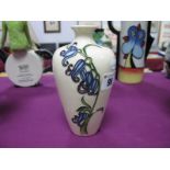 A Moorcroft Pottery Vase, painted in the 'Bluebell Harmony' design by Kerry Goodwin, shape 72/6,