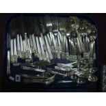 Community Plate Cutlery, of eighty three pieces:- One Tray