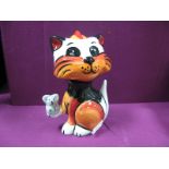 Lorna Bailey - Hunter the Cat, 14cm high.