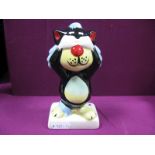 Lorna Bailey - See No Evil the Cat, 14cm high.