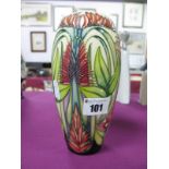 A Moorcroft Pottery Vase in the "Poor Knight's Island" Pattern from the New Zealand Collection 2003,