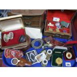 John Pinches Pendants opera glasses, trinket boxes and drawers, purses, fishing fly brooch,