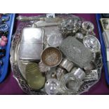 Trinket Box, cruet items, napkin rings, snuff box etc.