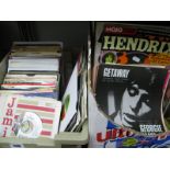 A Collection of 45RPM's, to include Small Faces, Bob Marley, Alice Cooper, Saxon, Deep Purple,