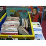 LP's and 45's- A collection to include The Beatles, Hollies, Dave Dee, Elvis and Duane Eddy (tri-