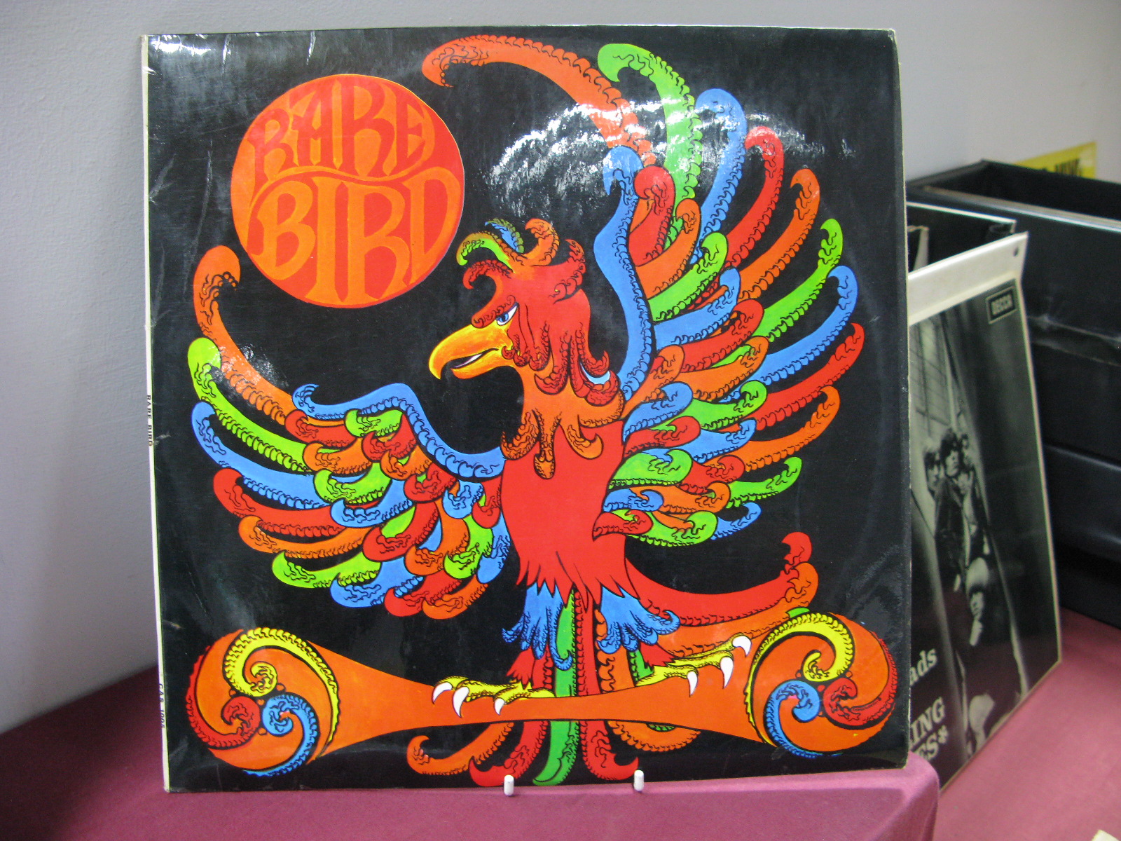 Rare Bird: 'Same Title' LP, pink charisma label, 1969, CAS 1005, stereo, A/B-2 matrix endings.