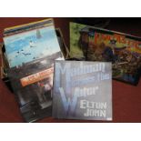 Male Artists, a collection of LP's to include Elton John (Madman, Don't Shoot Me, Cpt Fantastic,