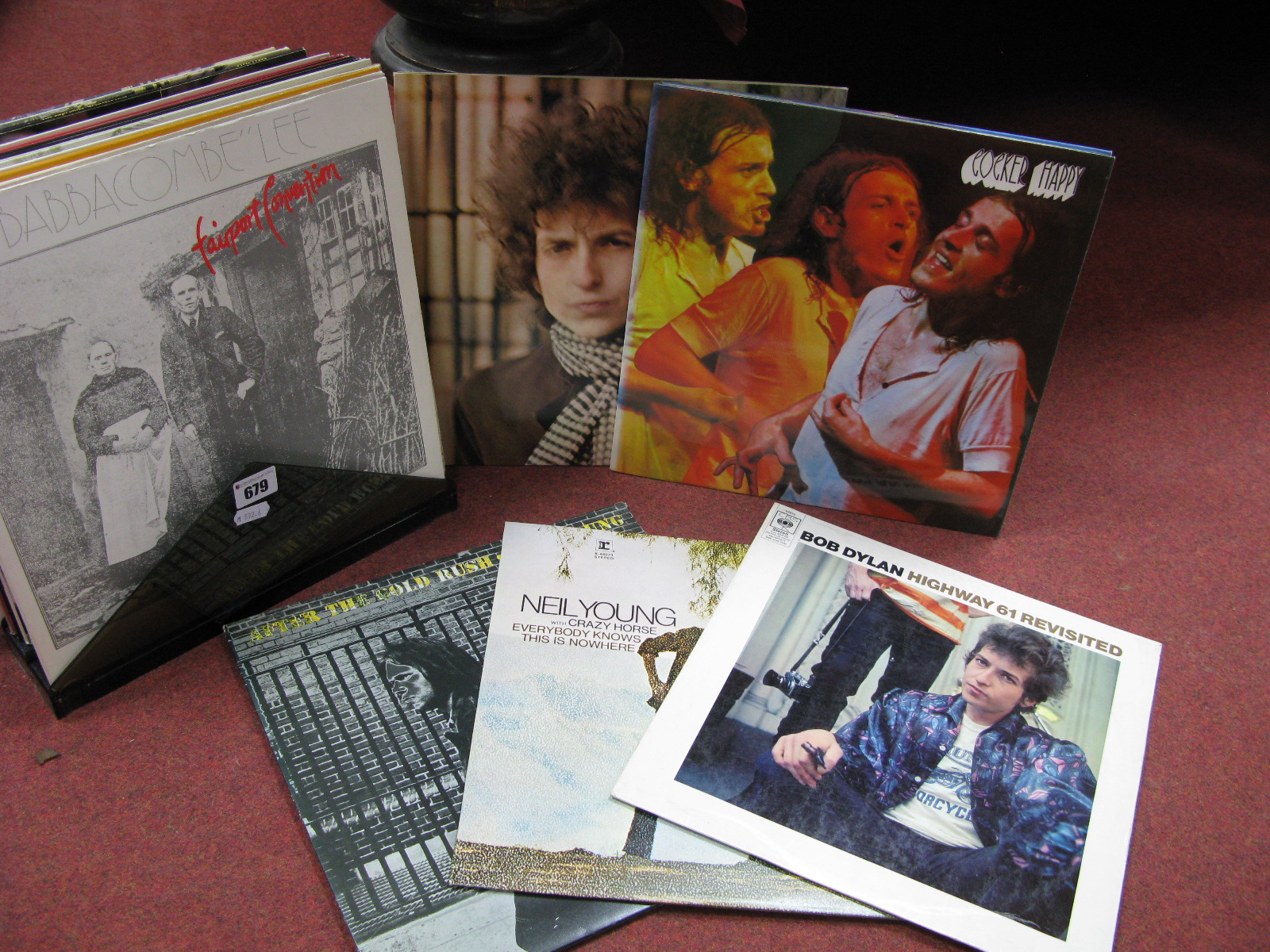 LP's To Include, Rolling Stones, Joe Cocker, Neil Young, Bob Dylan, Fairport Convention, Rod