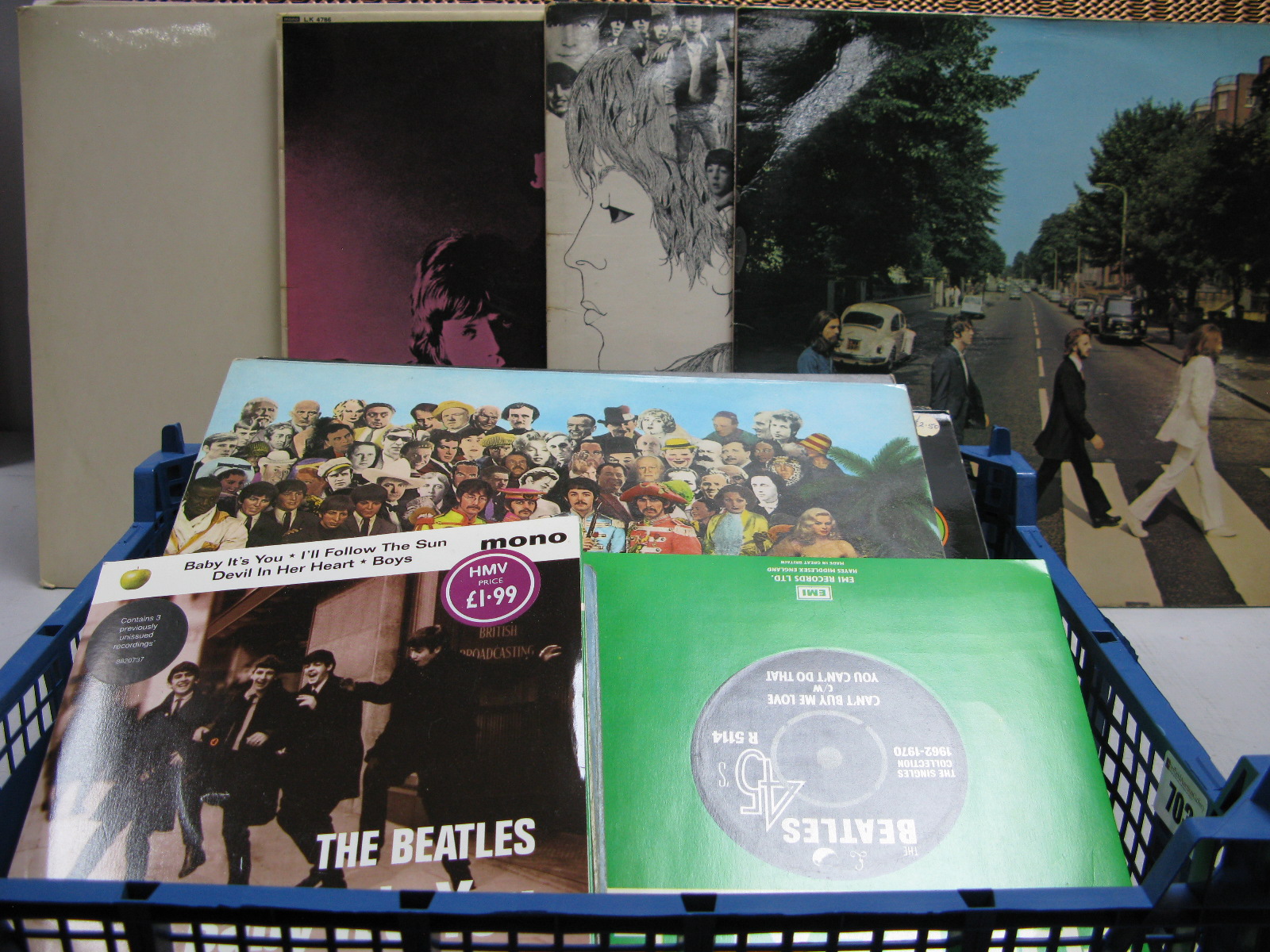 Beatles Interest, LP's to include White Album, Revolver, Help, Abbey Road, For Sale, Sgt Peppers,