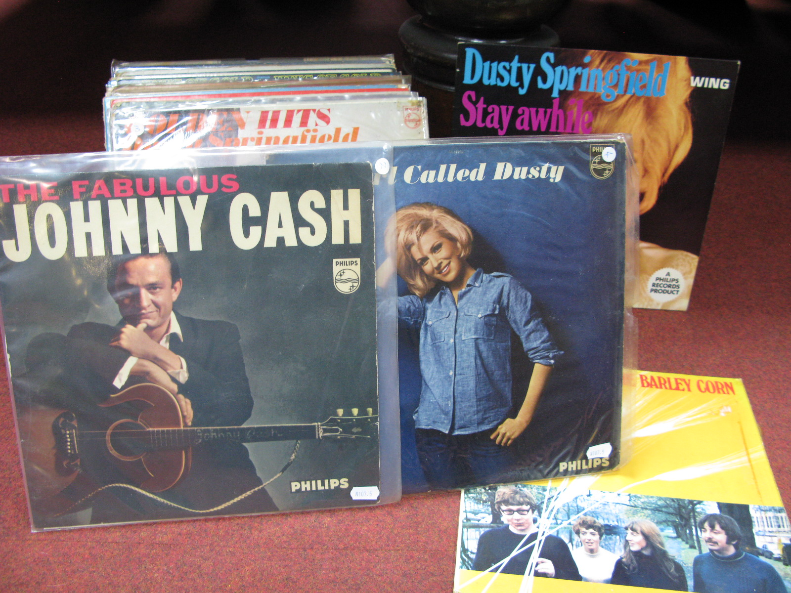 A Mixed Collection of LP's - to include Dusty Spingfield, Bob Dylan, Sandie Shaw, Fairport, Slade,