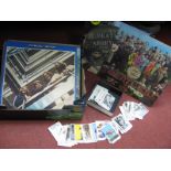 Beatles and Solo Works: Abbey Road LP (picture disc), Sgt Pepper x 2, The Beatles 1962-66 (x2)