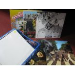 Beatles: Eleven Beatles Re-issue LP's, including White Album (shrink wrapped), Abbey Road, Revolver,