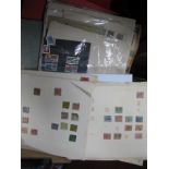 Stamps - Predominantly British, in albums, many on envelopes, Italian etc:- One Box