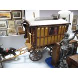 A Scratch Built Gypsy Caravan, with fitted Interior - detachable roof, hay rack, lamps, etc; plus