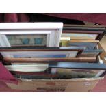 A Quantity of Prints, including Jack Vettriano:- One Box