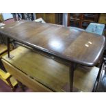 An Ercol Coffee Table, with rail undershelf.