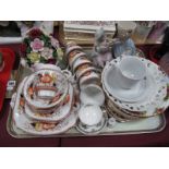 Aynsley Posy, Bell China tea ware, Nao figurine, plates etc:- One Tray
