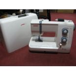 A Quantity of Table Lamps:- One Box. Janome Sewing Machine, (untested sold for parts)