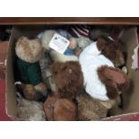 Teddy Bears - Kristoff, Boyds, Tobogganing Teddy, Cherished, Giorgio Beverly Hills etc:- On Box