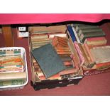 Waverley Novels, vols I - IV, classic literature, leather bound volumes and a small quantity of