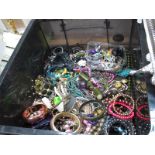 A Mixed Lot of Assorted Costume Jewellery, including dress rings, beads, bracelets, sunglasses,